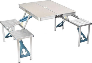 Aluminum Folding Camping Picnic Table with 4 Seats